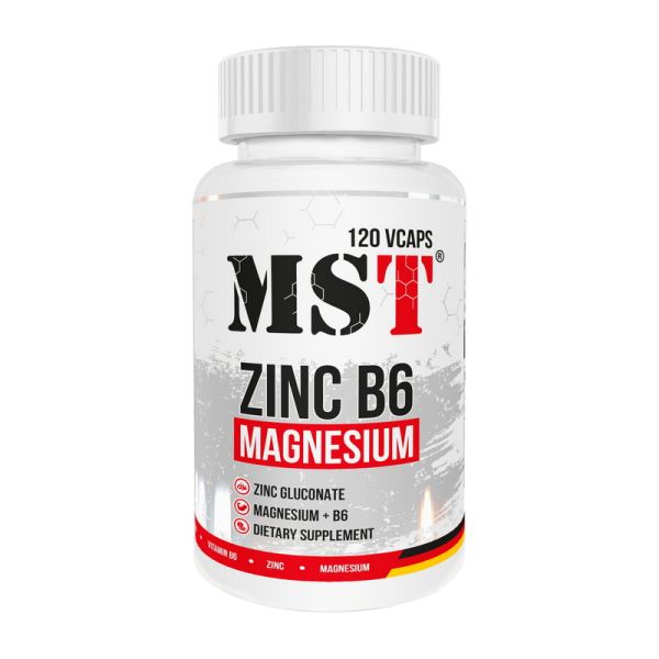 MST	Zinc Magnesium B6	120 vcaps