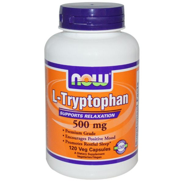 NOW Foods L-Tryptophan 500mg 120 caps