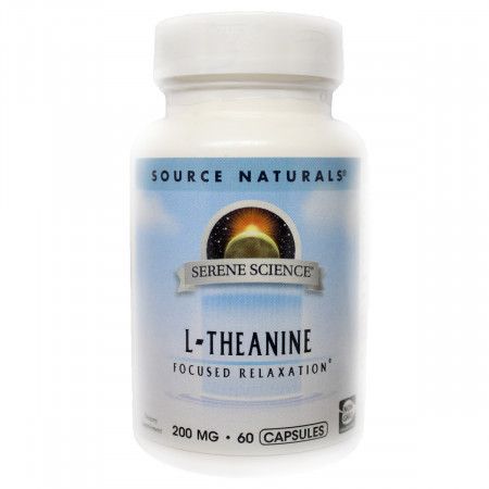 Аминокислоты Source Naturals Serene Science L-Theanine 200 мг (60 капсул)