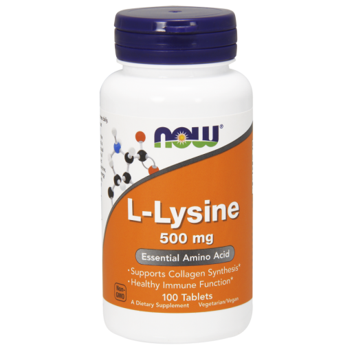 Аминокислоты NOW L-Lysine 500 mg (100 капс)