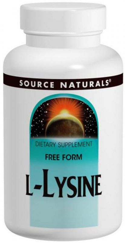 Source Naturals L-Lysine 500 мг (250 таблеток)