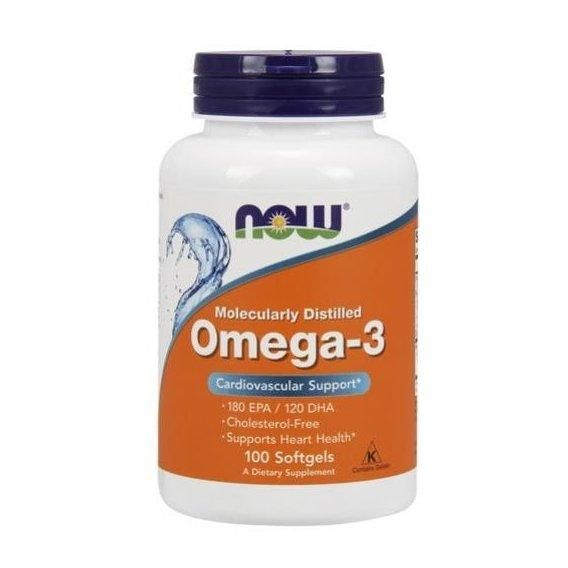 NOW Omega 3 100 капс