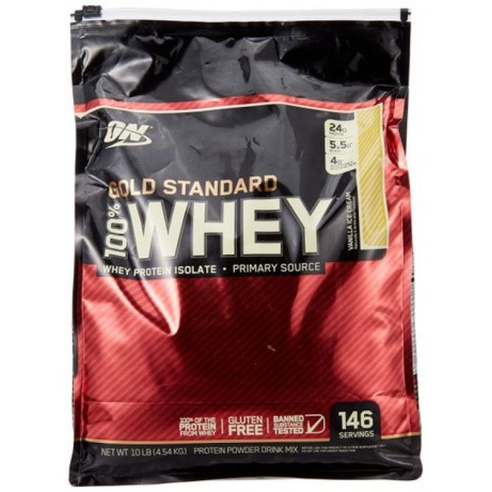 Харчова добавка протеїн Optimum Nutrition 100% Whey Gold Standard , 4.54 кг 