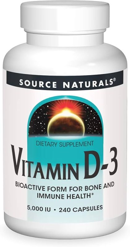 Source Naturals Vitamin D-3 5000 IU - 240 caps