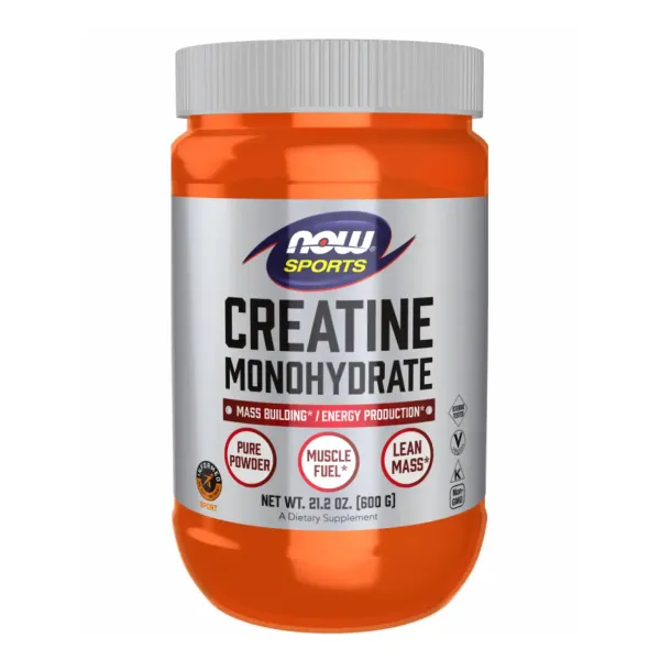 Мікронізований креатин Now Foods Micronized Creatine Monohydrate, 600 грам