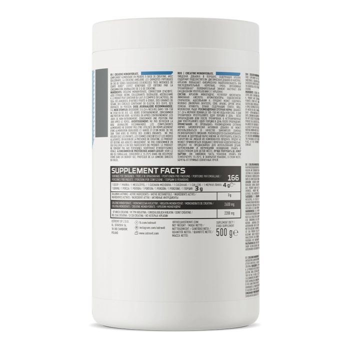OstroVit Creatine Monohydrate 500 грам, креатин