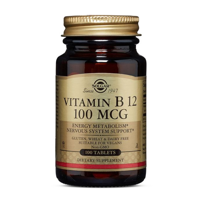 Solgar	Vitamin B 12 100 mcg	100 tabs