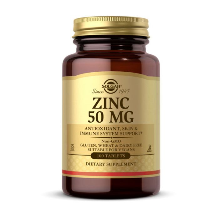 Solgar	Zinc 50 mg	100 tabs