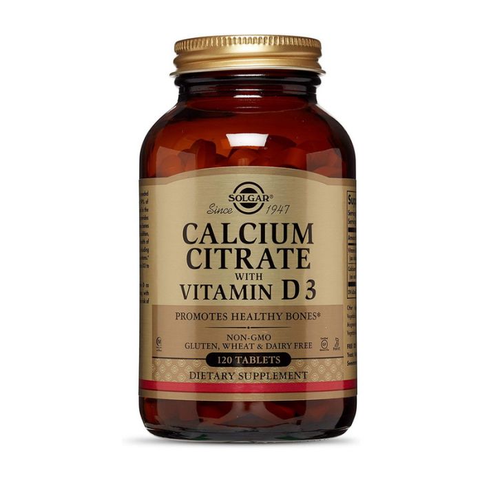 Solgar	Calcium Citrate with vit D3	120 tabs