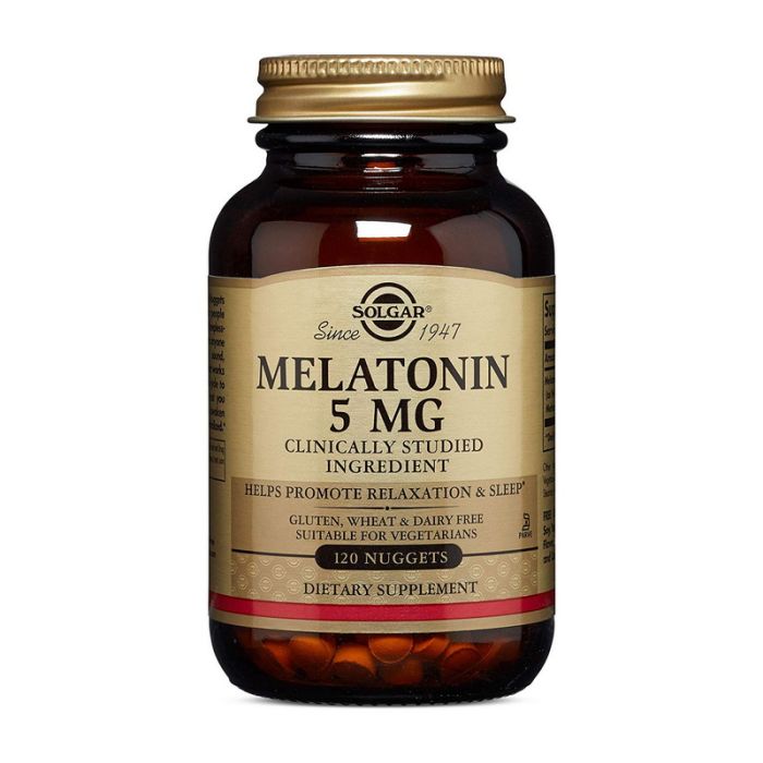 Solgar	Melatonin 5 mg	120 nuggets