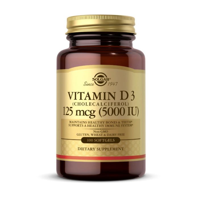 Solgar	Vitamin D3 5000 IU	100 softgels