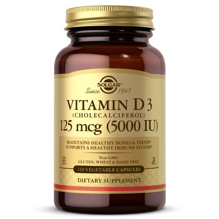 Solgar	Vitamin D3 5000 IU	120 veg caps
