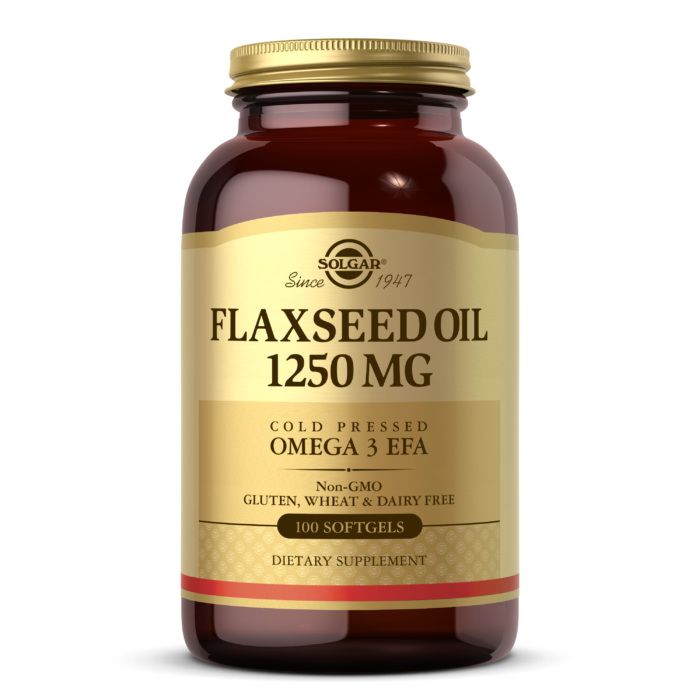 Solgar	Flaxseed Oil 1250 mg	100 softgels