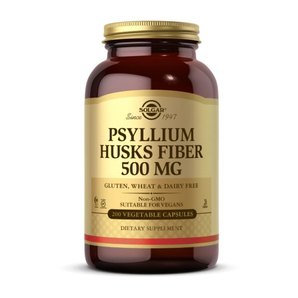 Solgar	Psyllium Husk Fiber 500 mg	200 veg caps