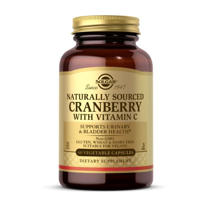 Solgar	Cranberry with Vitamin C naturally sourced	60 veg caps