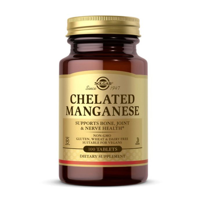 Solgar	Chelated Manganese	100 tabs
