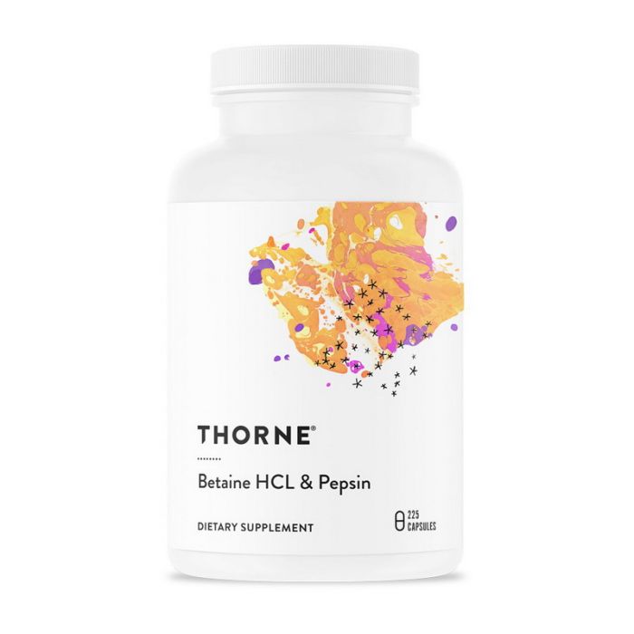 Thorne Research	Betaine HCL & Pepsin	225 caps