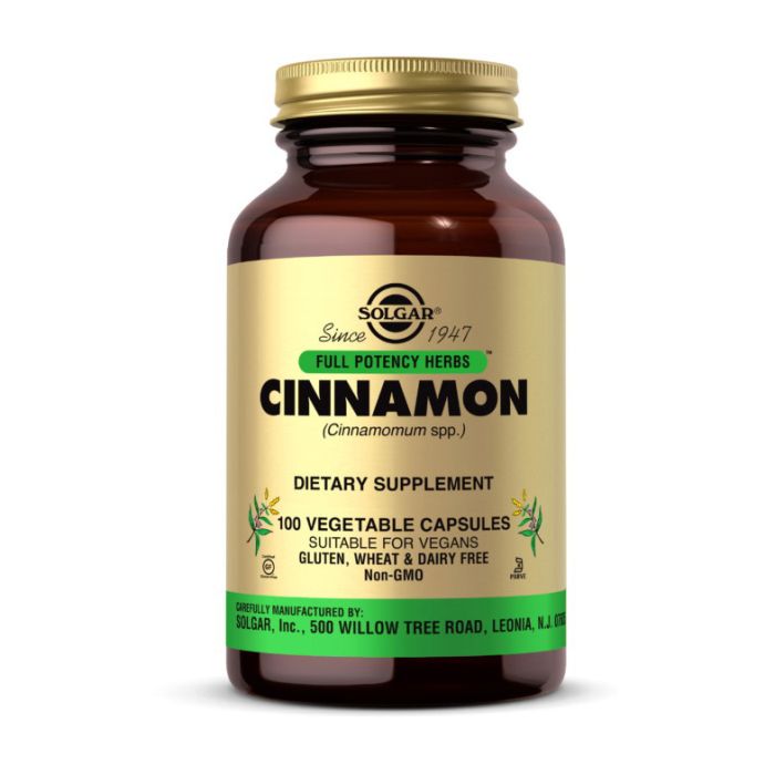 Solgar	Cinnamon	100 veg caps