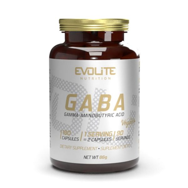 Evolite Nutrition	GABA 375 mg	180 veg caps