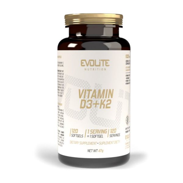 Evolite Nutrition	D3+K2	120 sgels