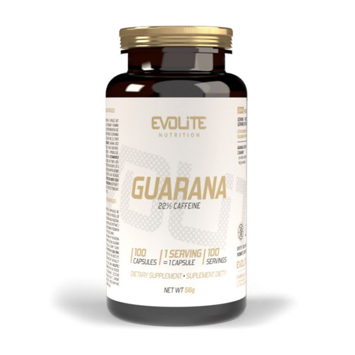 Evolite Nutrition	Guarana 22% Caffeine	100 veg caps