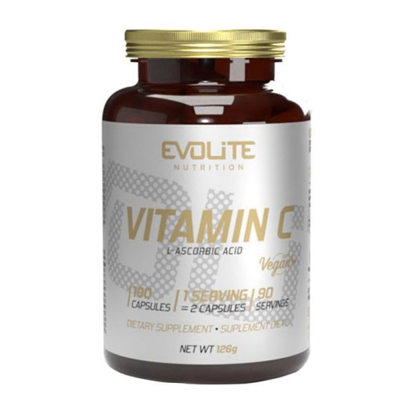 Evolite Nutrition	Vitamin C 500 mg	180 vcaps