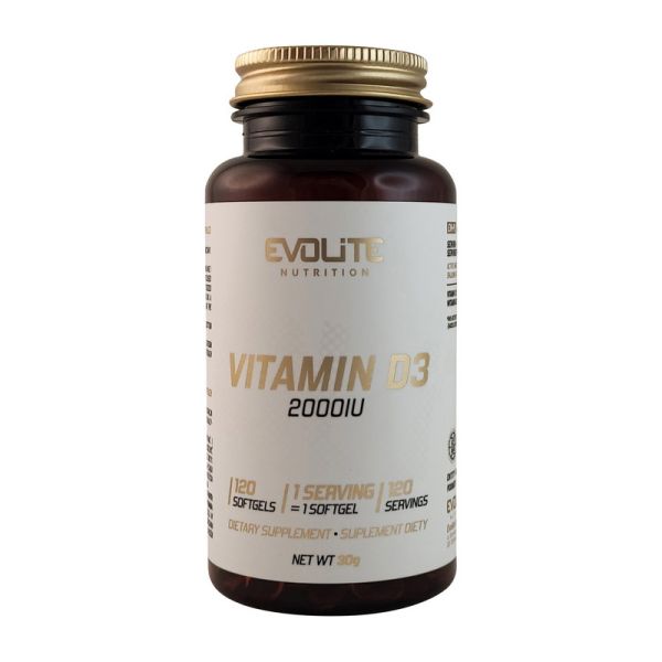 Evolite Nutrition	Vitamin D3 2000 IU	120 sgels