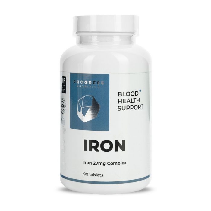 Progress Nutrition	Iron 27 mg	90 tab