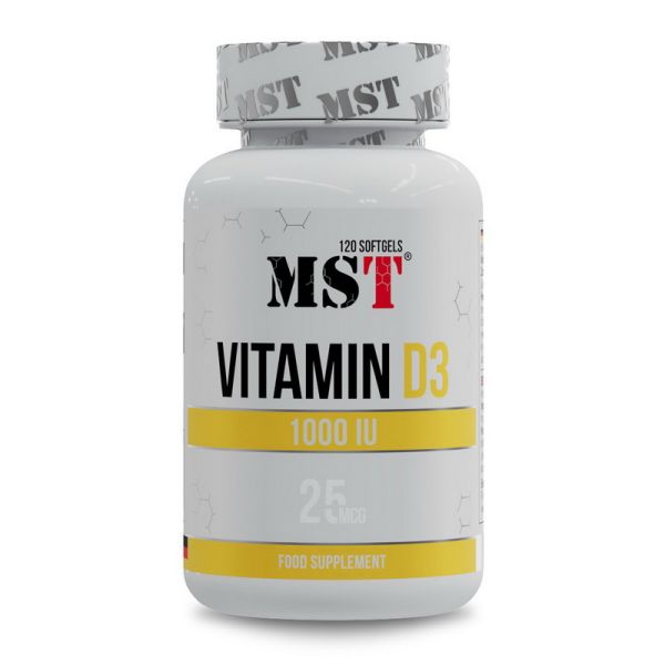 MST	Vitamin D3 1000 IU (25 mcg)	120 softgels