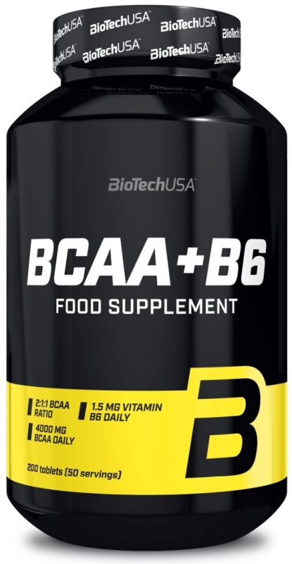 BioTech USA BCAA+B6 200 tabs