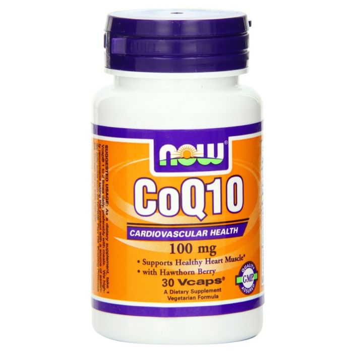 NOW Foods CoQ 10 100mg 30caps