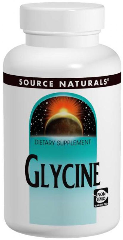 Аминокислоты Source Naturals Glycine 500 мг (200 капсул)