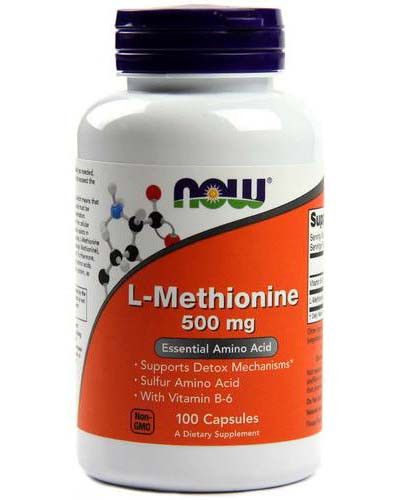 Аминокислоты NOW L-Methionine 500 mg (100 капс)
