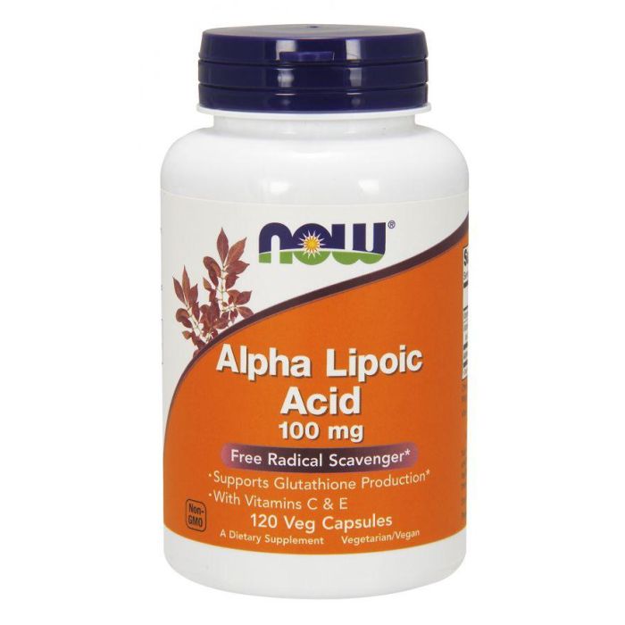 Альфа-липоевая кислота  Now Foods Alpha Lipoic Acid 100 мг (120 капсул)