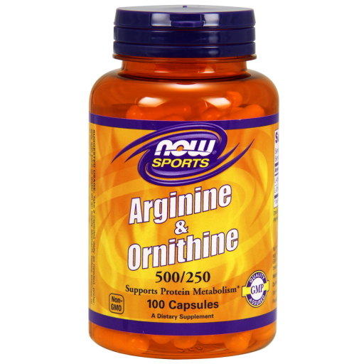 NOW Arginine & Ornithine (100 капс)