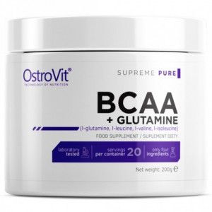 Аминокислоты OstroVit BCAA Glutamine (200 г)