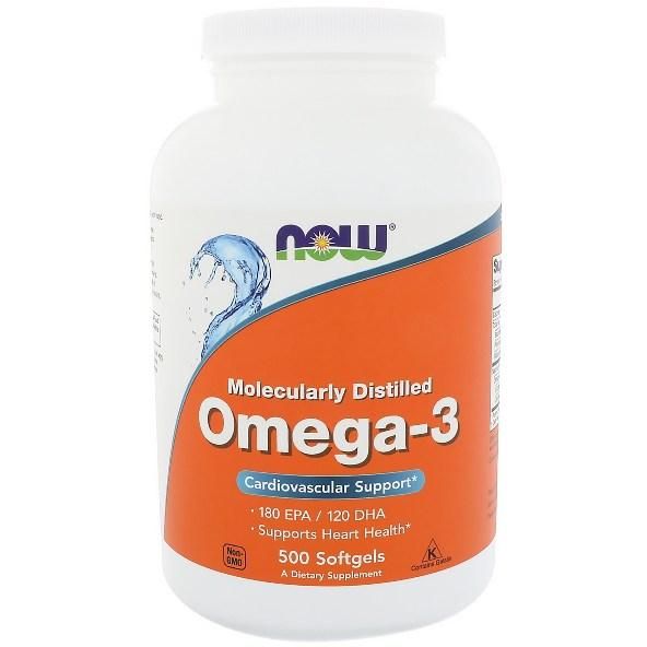 NOW Omega 3 500 капс