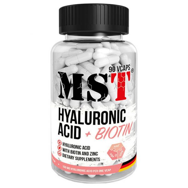 MST Hyaluronic Acid 150 mg + Biotin 90 капсул