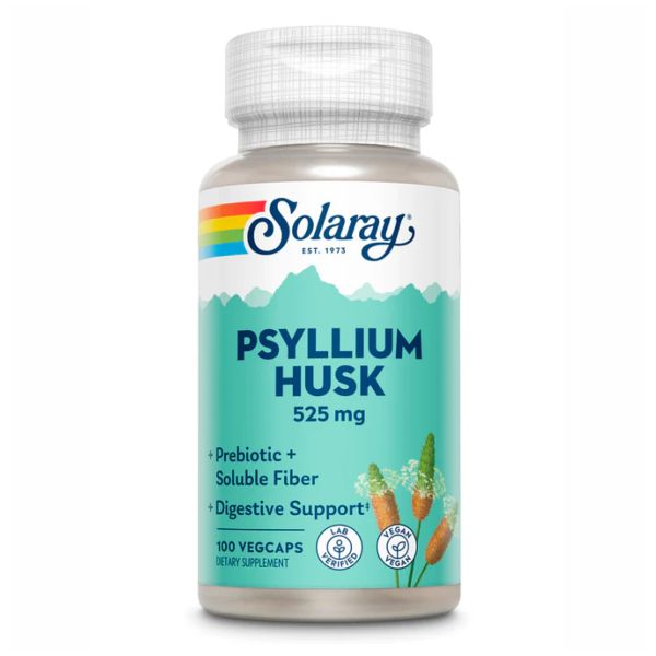 Solaray Psyllium Husk 525mg - 100 vcaps