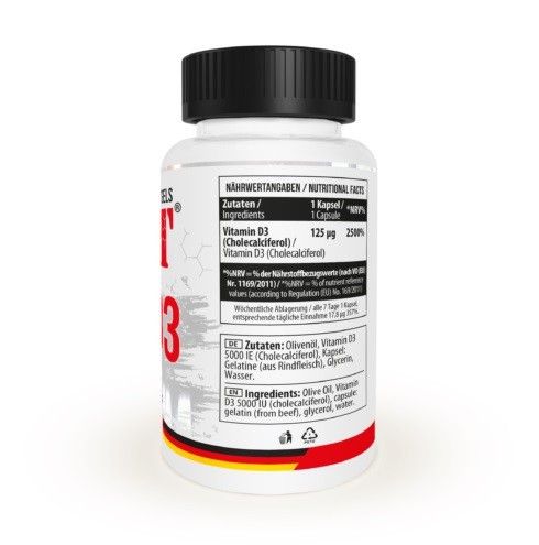 MST Nutrition Vitamin D3 5000 IU 120 капсул