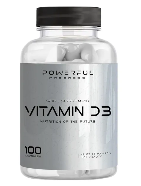 Вітамін D для спорту Powerful Progress Vitamin D3 100 Caps