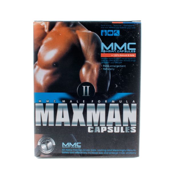 Maxman II Максмен 2 в капсулах для повышения потенции и увеличения члена