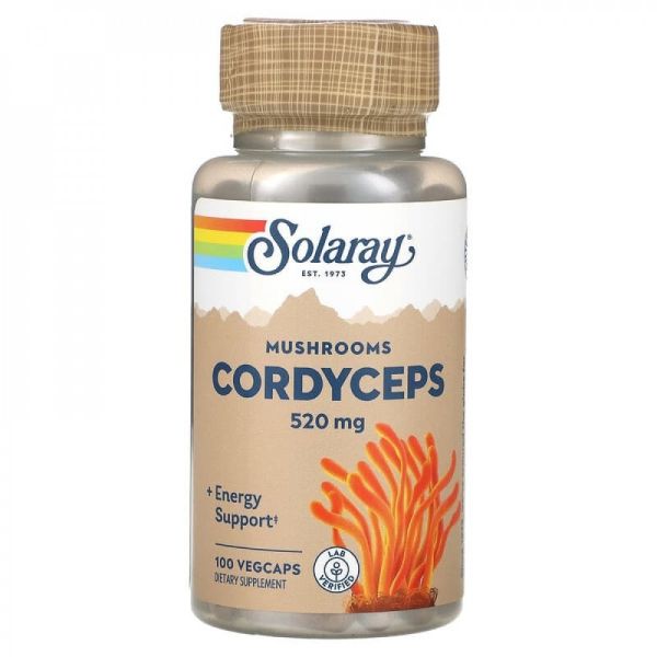 Solaray Cordyceps Mushroom 520mg - 100 vcaps