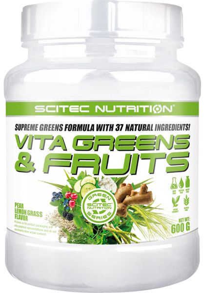 Витамины Scitec Nutrition Vita Greens & Fruits 600 г (30 порций)