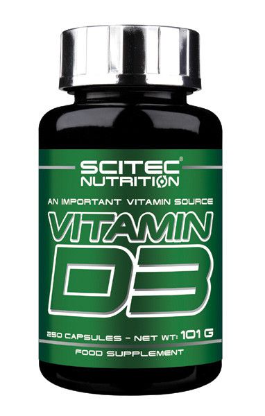 Витамины Scitec Nutrition Vitamin D3 250 капсул (250 порций)