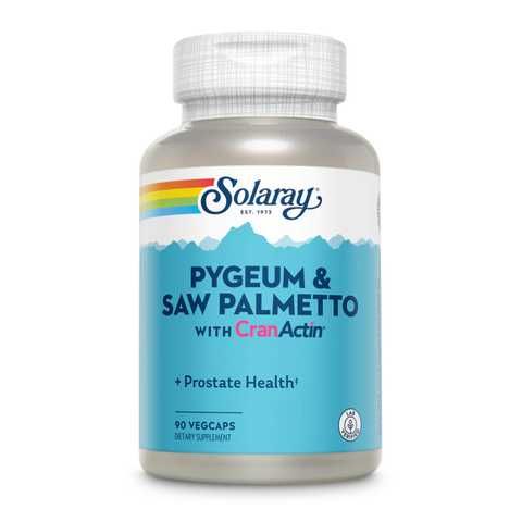 Solaray Pygeum & Saw Palmetto w/CranActin - 90 vcaps
