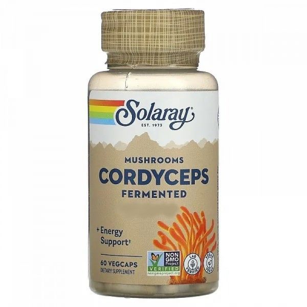 Solaray Cordyceps Mushroom Extract 500mg - 60 vcaps