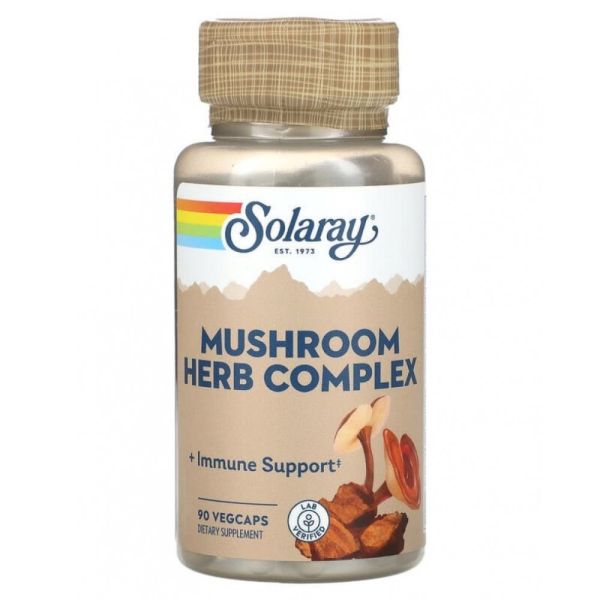 Solaray Mushroom Herb Complete - 90 vcaps