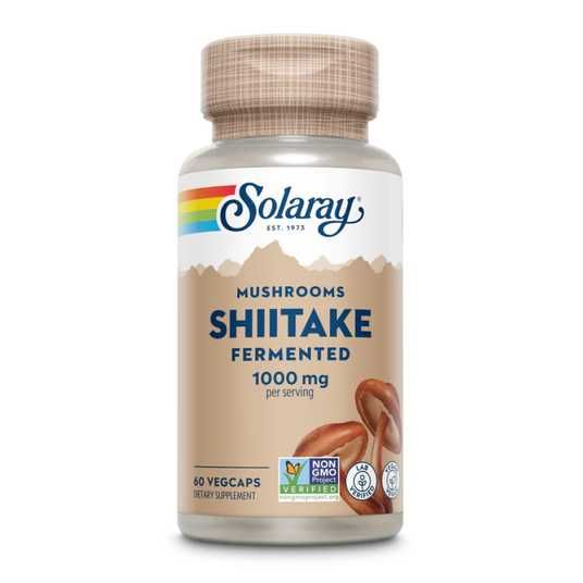 Solaray Fermented Shiitake Mushroom 1000mg - 60 vcaps