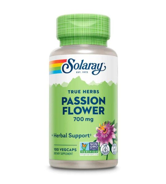 Solaray Passion Flower - 100 vcaps